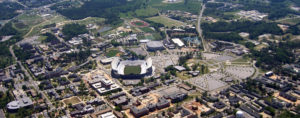 Aerial of Auburn, AL